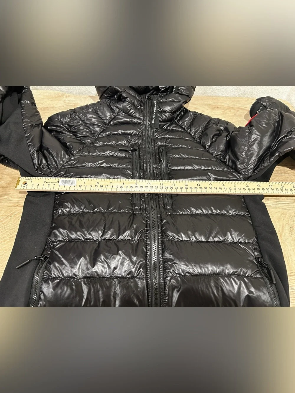 NWT Canada Goose Men's Hybridge Lite Hoodie Jacket Noir, Size S, Retail $850